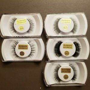 100% Mink Lashes! Strip lashes in multiple styles